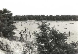 Groß Särchen. Knappensee, Badestrand bei Koblenz