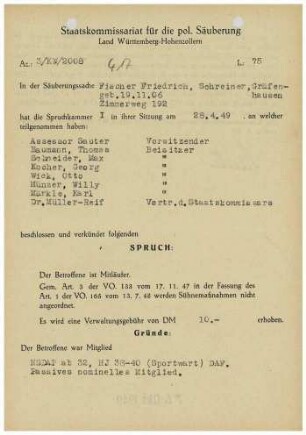 Fischer, Friedrich