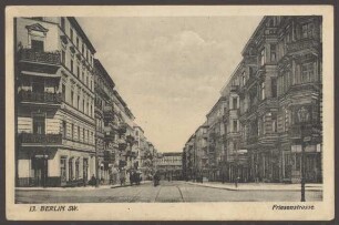 Ansichtskarte „Friesenstrasse“, Gebäudefassaden [2/2]