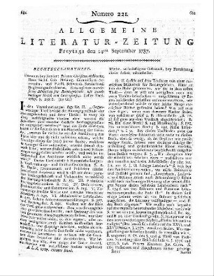 Fabricius, J. C.: Mantissa insectorum : sistens eorum species nuper detectas. T. 1. Adjectas characteribus genericis, differentiis specificis, emendationibus, observationibus. Kopenhagen: Proft [1787]