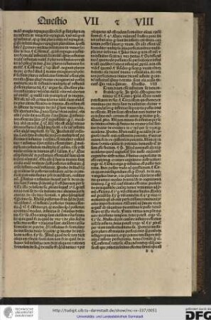 Questio VIII.