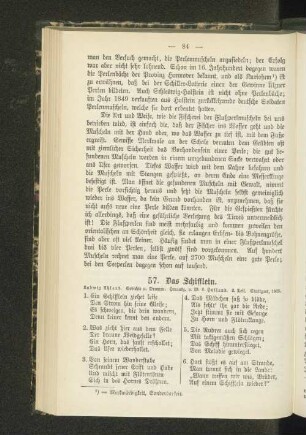 57. Das Schifflein.