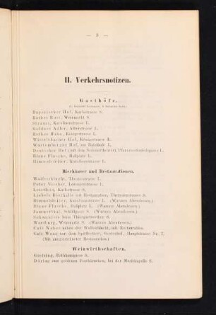 Gasthöfe.