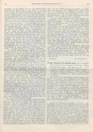 246-248 [Rezension] The New Testament in the Apostolic Fathers