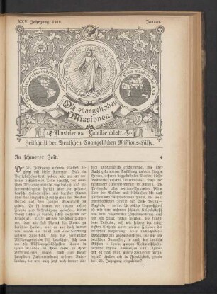 XXV. Jahrgang. 1919. Januar