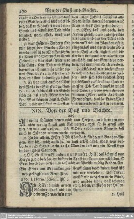 XIX. Von der Buß und Beichte