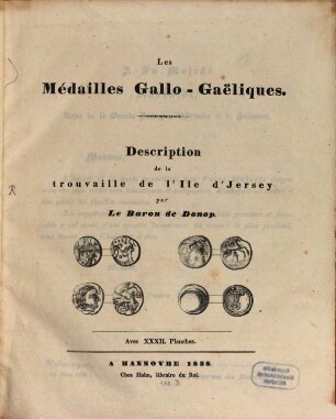 Les médailles Gallo-Gaëliques