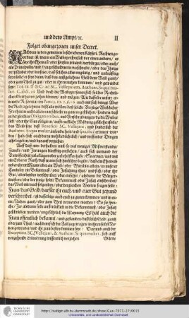 Folget obangezogen unser Decret.