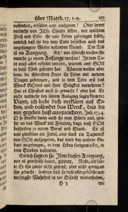117-122, Endlich sagten sie Ihm diesen Ausgang, wie es ...