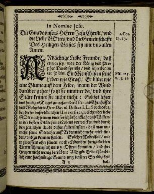 [Christliche Leichpredigt.]