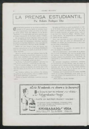 La prensa estudiantil