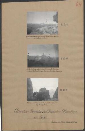 Marmolatagruppe und Col di Lana gesehen von Punta dei Bois