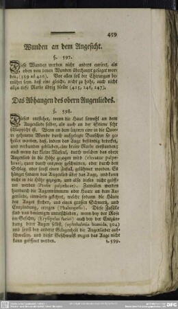 Wunden an dem Angesicht