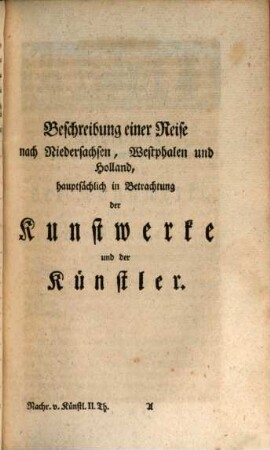 Nachrichten von Künstlern und Kunst-Sachen. 2. 1769