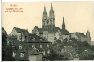 Meißen. Schlossberg mit Dom, Kurien und Bischofsschloss