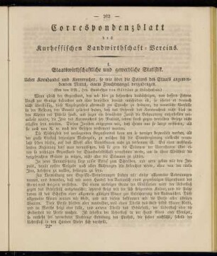 Correspondenzblatt des Kurhessischen Landwirthschaft-Vereins