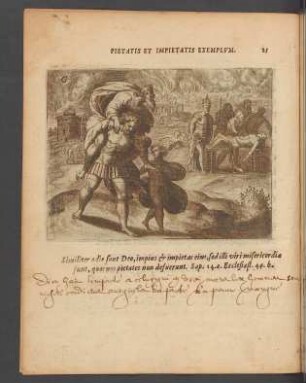 25. Pietatis et impietatis exemplum.