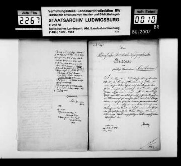 Materialsammlung für eine Neubearbeitung der OAB