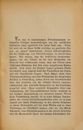 Die Therapie der Uterus-Blutungen