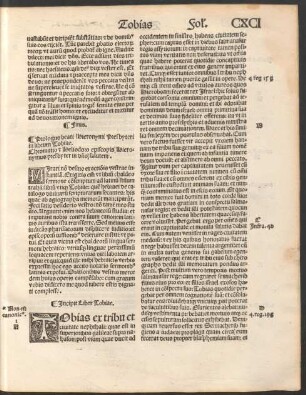 Incipit Liber Tobiae.