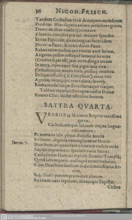 Satyra Quarta
