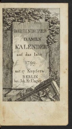 1799: Berlinischer Damen-Kalender
