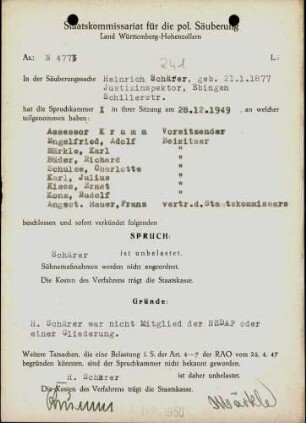 Schäfer, Heinrich
