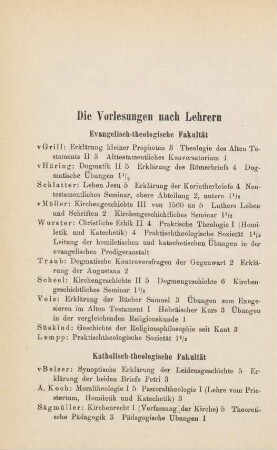 20, Evangelisch-theologische Fakultät