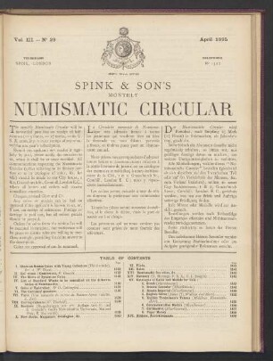 N° 29 April 1895