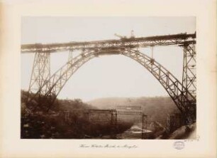 Kaiser-Wilhelm-Brücke, Müngsten: Fertigstellung des Bogenschlusses