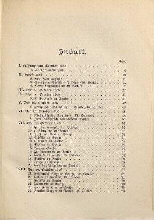 Goethe, Weimar und Jena im Jahre 1806 : nach Goethes Privatacten