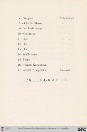 Druckgraphik (Nr.9-38)