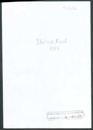 Plietzsch, Eduard, Berlin und Rosel, Huizen und Altenburg, Schriftwechsel mit Wichert
