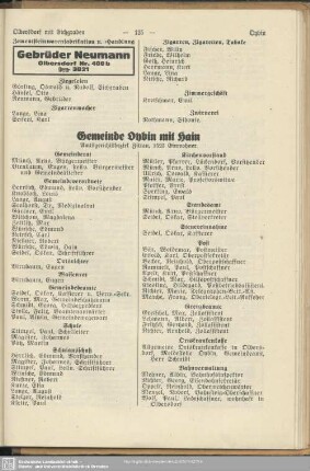 Gemeinde Oybin mit Hain