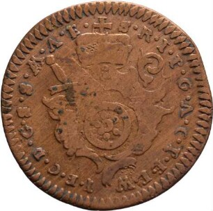 Münze, Pfennig, 1761