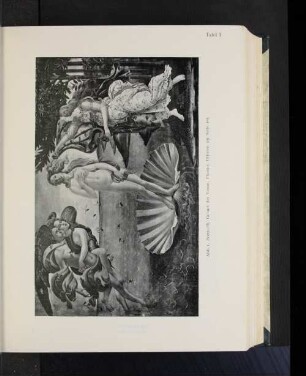 Abb. 1. Botticelli, Geburt der Venus, Florenz, Uffizien (zu Seite 10).