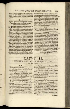 Caput II. De Submissione Et Subjectione.