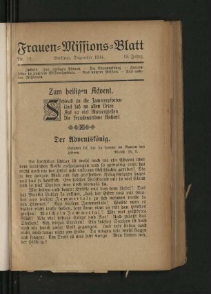 Nr. 12, Dezember 1914