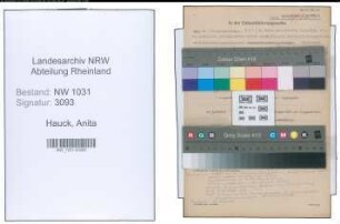 Entnazifizierung Anita Hauck , geb. 10.03.1905 ()