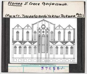 Florenz: Santa Croce, Chorfassadade