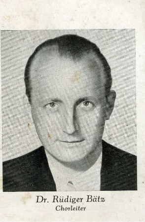 Bätz, Dr. Rüdiger