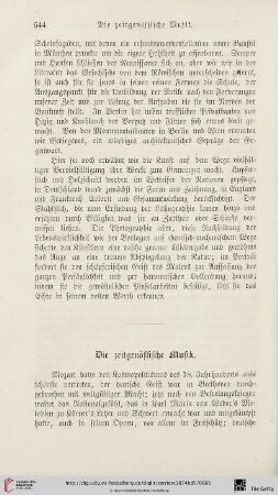 Die zeitgenössische Musik