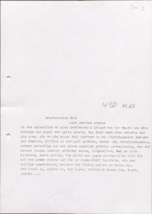 [W50]: Graffenrieds Ende : nach Anbrose Bierce