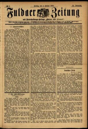 Ausgabe vom Freitag, den 04. Januar 1895.