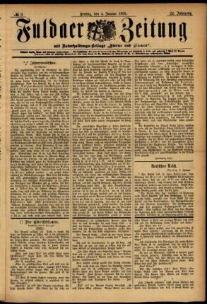 Ausgabe vom Freitag, den 04. Januar 1895.