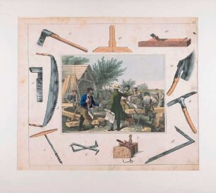 Bilderbogen: "Zimmermann"