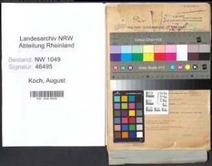 Entnazifizierung August Koch , geb. 14.05.1892 ()