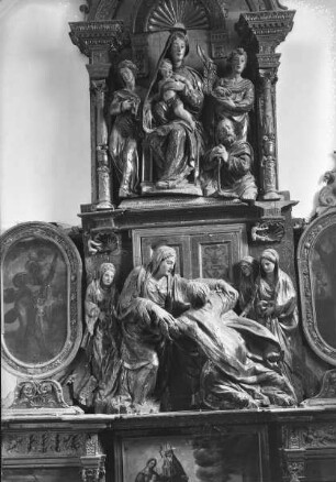 Rechter Nebenaltar: Heimsuchung