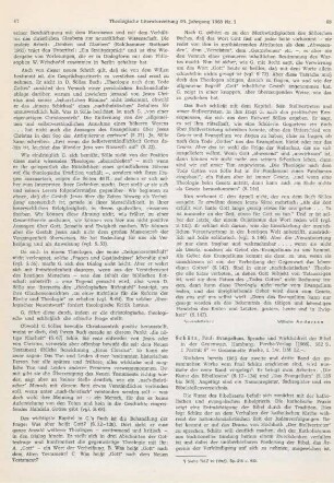 68-69 [Rezension] Schütz, Paul, Evangelium