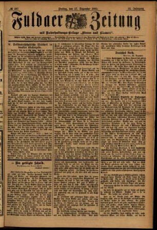 Ausgabe vom Freitag, den 27. Dezember 1895.